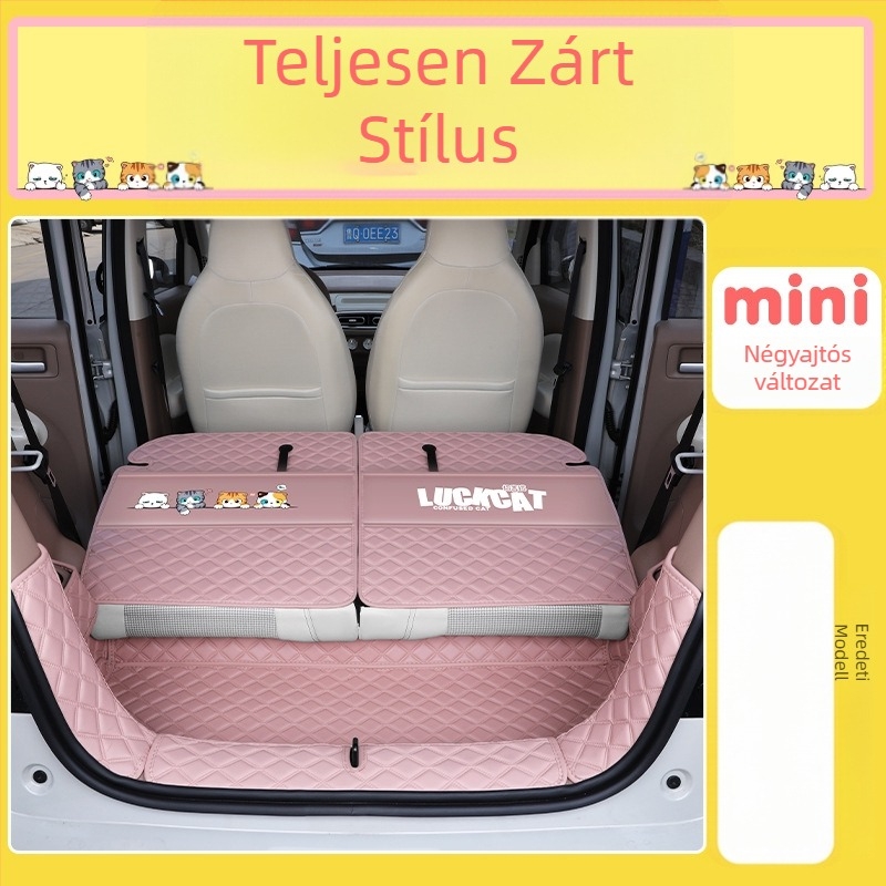 Wuling Hongguang négyajtós csomagtartó szőnyeg, Hongguang Mini Macaron (3. és 4. generáció) belső, Anyag: TPE+XPE; Csúszásmentes; Kifejezetten a modellre szabva