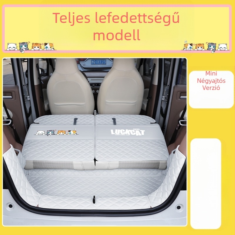 Wuling Hongguang négyajtós csomagtartó szőnyeg, Hongguang Mini Macaron (3. és 4. generáció) belső, Anyag: TPE+XPE; Csúszásmentes; Kifejezetten a modellre szabva