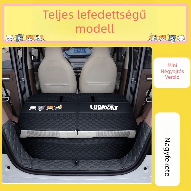 Wuling Hongguang négyajtós csomagtartó szőnyeg, Hongguang Mini Macaron (3. és 4. generáció) belső, Anyag: TPE+XPE; Csúszásmentes; Kifejezetten a modellre szabva