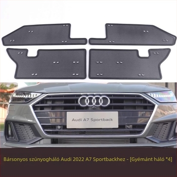 Rozsdamentes acél autó rovarvédő háló Audi A7/A7 Sportbackhez, 0,2 mm nyílás, 0,5 mm huzal átmérő, Yufuhua márka, élettartam 1000