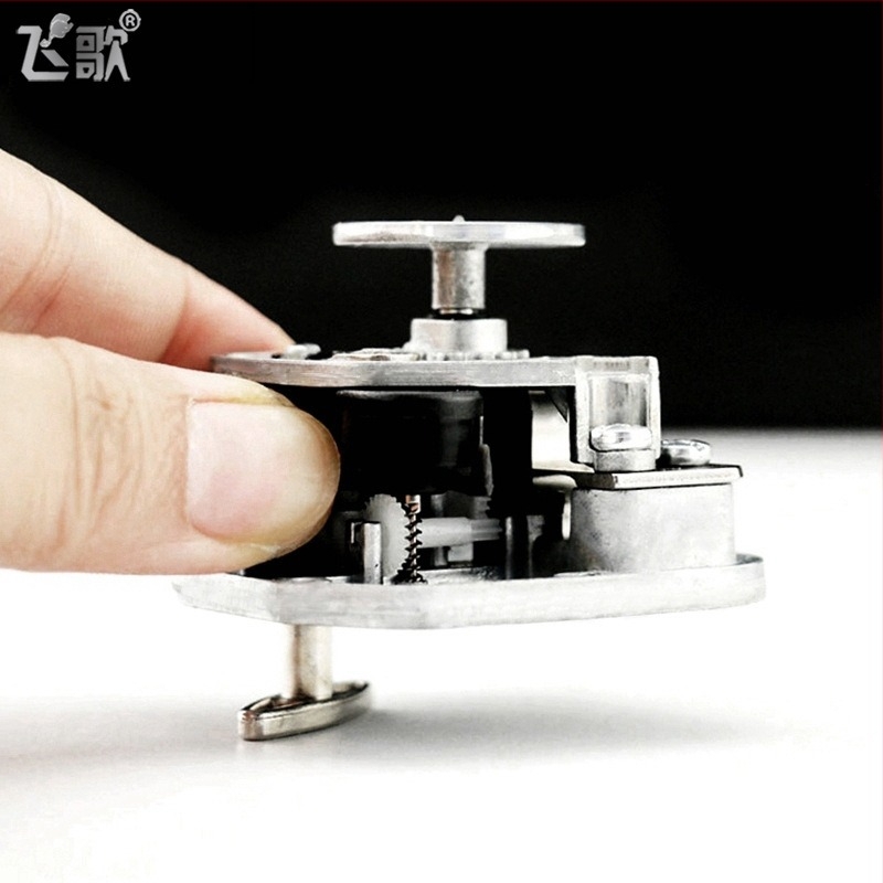 Yunsheng 18-tónusú forgó zenei doboz mechanizmus – ötvözet, DIY javítási alkatrészek