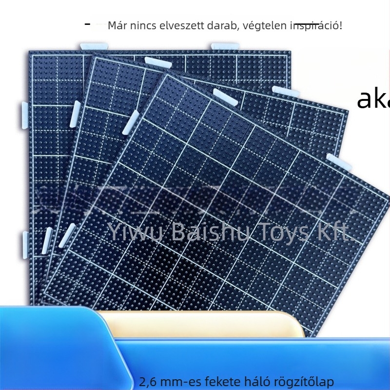 Gyöngyfűző tábla, műanyag, DIY-barát, 52-pontos rács gravírozáshoz, hőálló