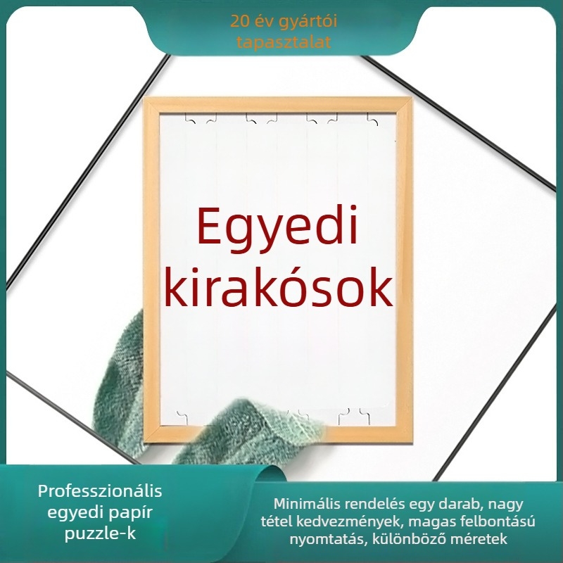 Papírból készült puzzle, sík puzzle, testreszabott a rajzok szerint, színes dobozos csomagolás, HUADADA márka, 15–35 éveseknek