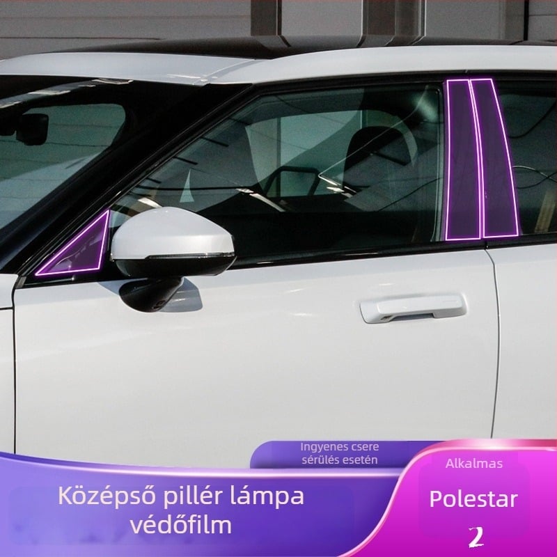 TPU autómatrica középső oszlopra – univerzális, átlátszó védőfilm, hőmérséklet-álló