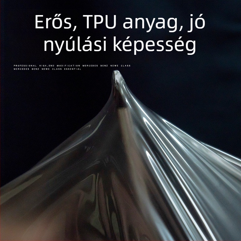 TPU autómatrica középső oszlopra – univerzális, átlátszó védőfilm, hőmérséklet-álló