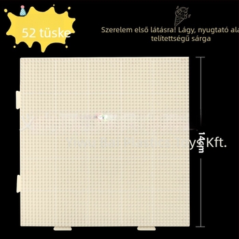Diyfashion Műanyag Sík Kirakó Tábla – Magas Hőmérséklet-állóság, Gravíró Sablon 52×52