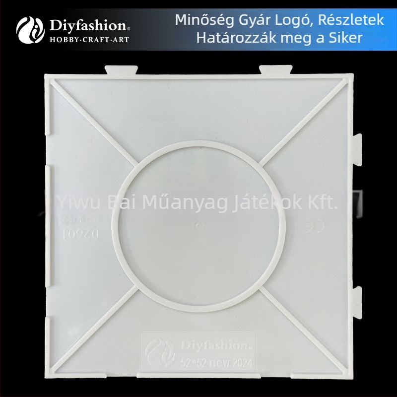 Fúziós gyöngy alaplap rácsos felülettel, műanyag, többfunkciós, DIY-barát