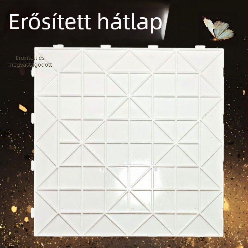 104 gyöngyös sík puzzle tábla, műanyagból, DIY-kompatibilis, csomagolás hálós zacskóban, 7–14 éveseknek