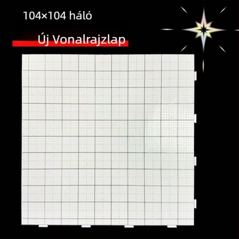 Gyöngyboard, 2,6 mm vastagság, 104×104 mm méret, hőálló és deformációmentes, DIY gyöngy alap