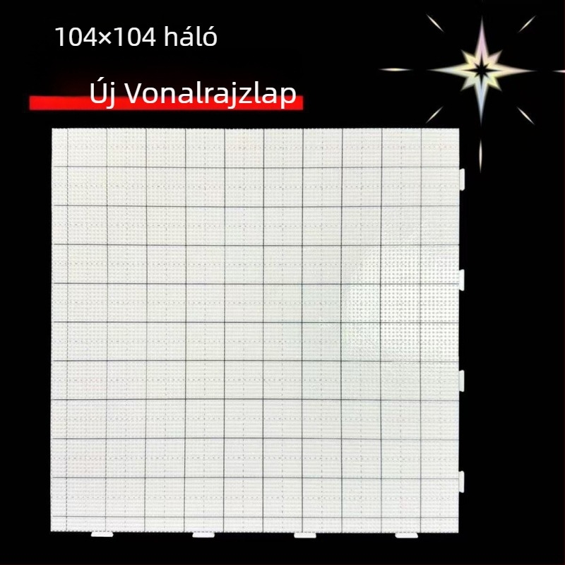 Gyöngyboard, 2,6 mm vastagság, 104×104 mm méret, hőálló és deformációmentes, DIY gyöngy alap