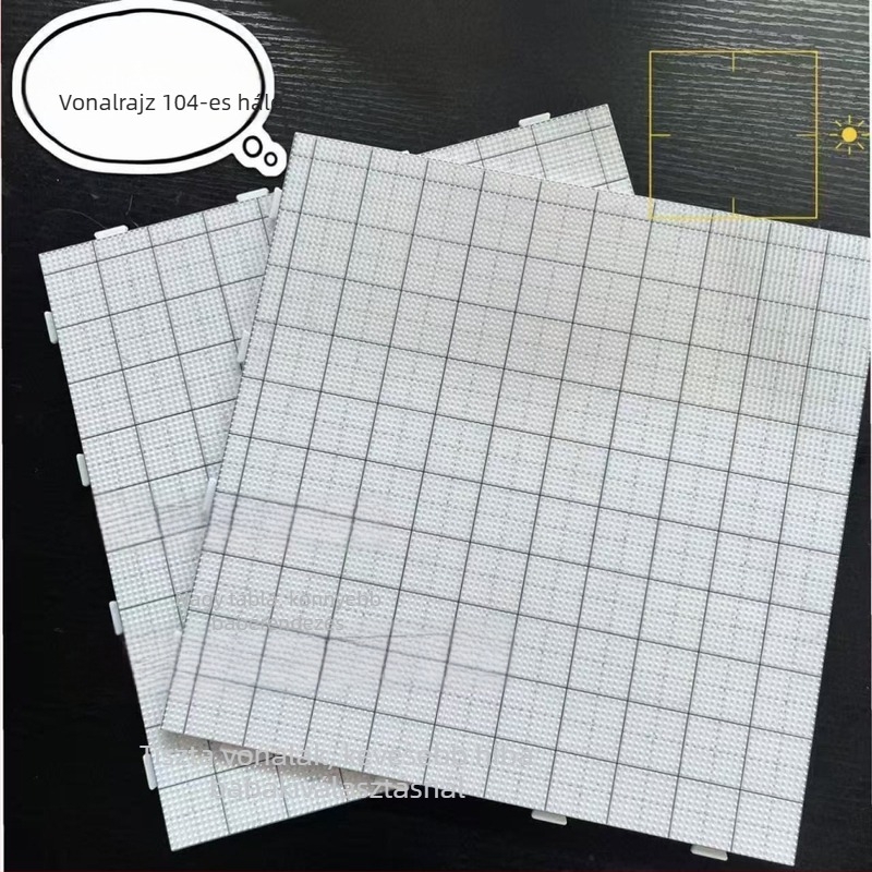 Gyöngyboard, 2,6 mm vastagság, 104×104 mm méret, hőálló és deformációmentes, DIY gyöngy alap