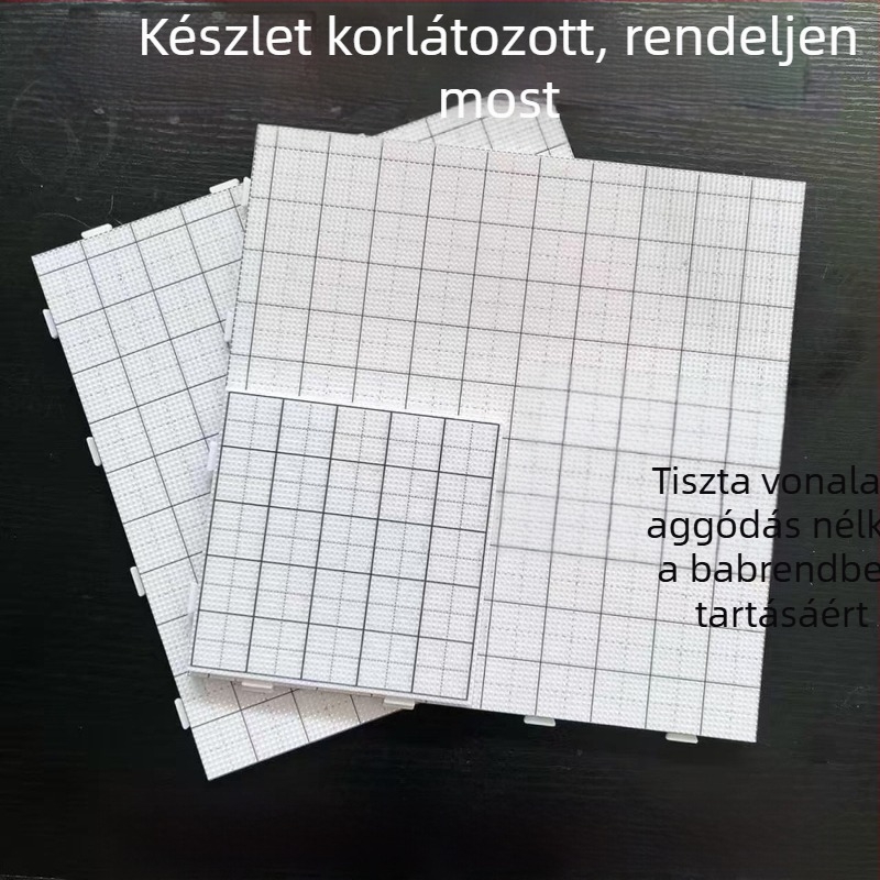 Gyöngyboard, 2,6 mm vastagság, 104×104 mm méret, hőálló és deformációmentes, DIY gyöngy alap