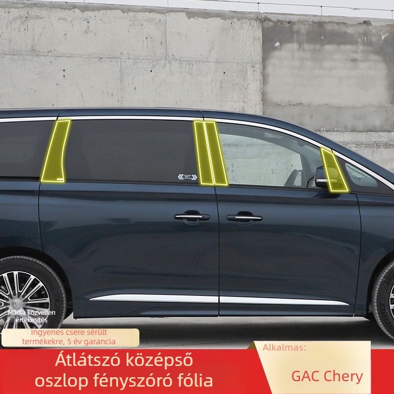 GAC Trumpchi M8/GM8 fényszóróvédő fólia, átlátszó TPU külső autóburkolat matricához (2018-2020)