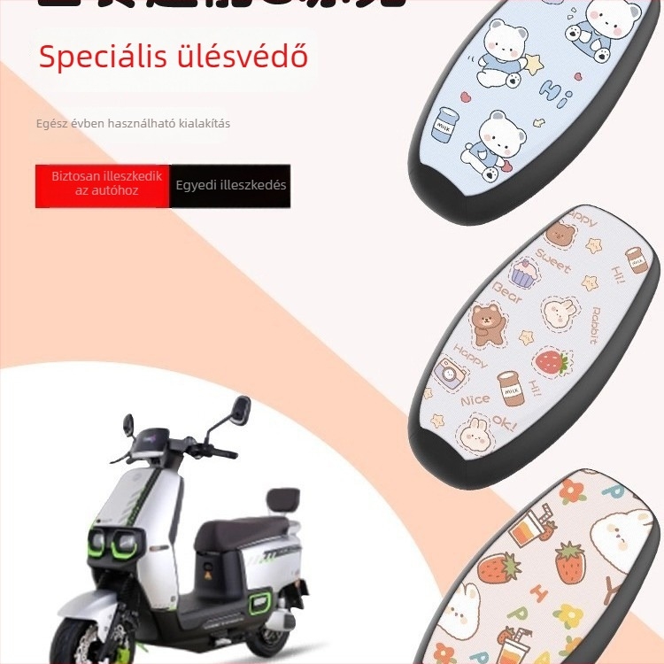 Kepu elektromos kerékpár ülésvédő, vízálló és szigetelt, minden évszakra, modell Kp-ctzdpt-222