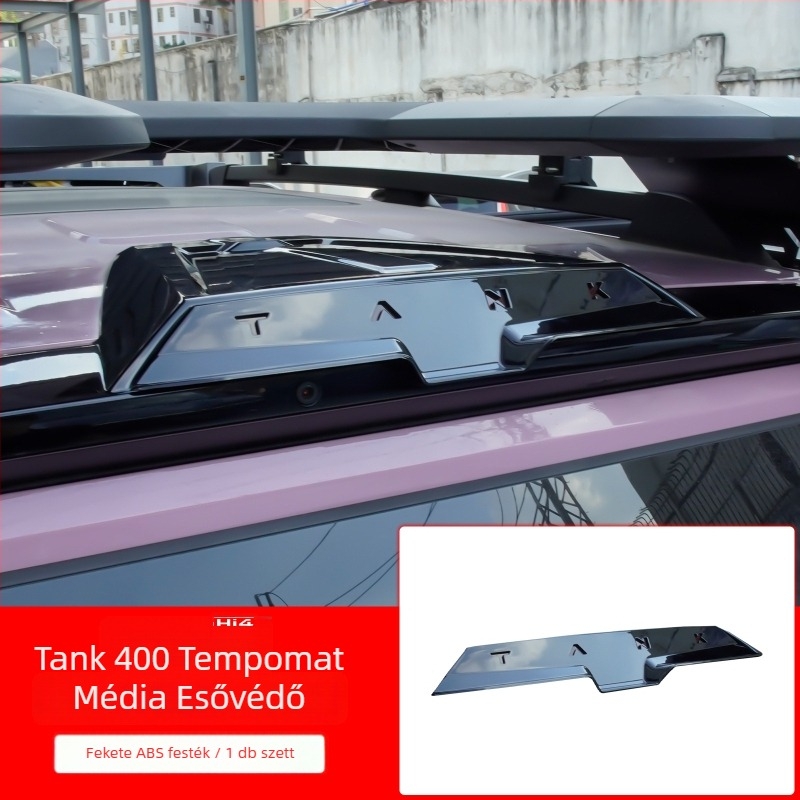 Tank 400 Hi4T esővédő visszapillantó tükörhöz, Stream Media, szemöldök kamera és fényszóró módosítás