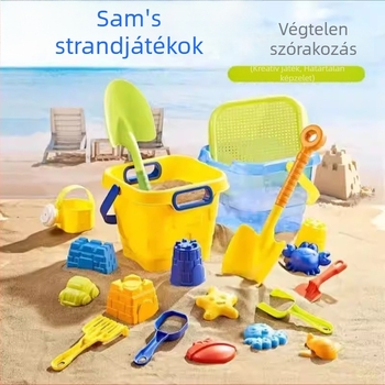 ABS strandjáték – homokozó és vízijáték készlet gyerekeknek, 4–6 évesek