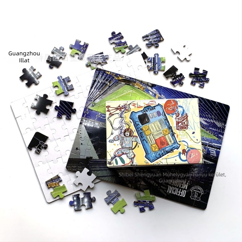 Személyre szabott papírfeladvány – síkpuzzle, egyedi rajzok szerint, 15–35 éveseknek, egyedi tasakokban csomagolva