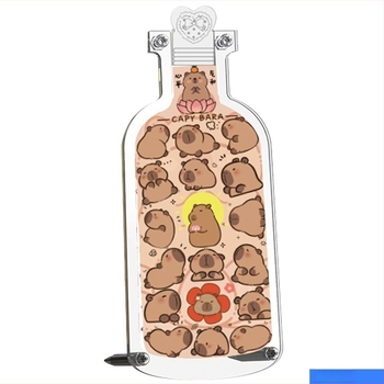 3D puzzle – akril DIY capibara figura üvegben (Anyag: akril; Funkció: DIY; Kategória: 3D puzzle; Korhatár: 14+)