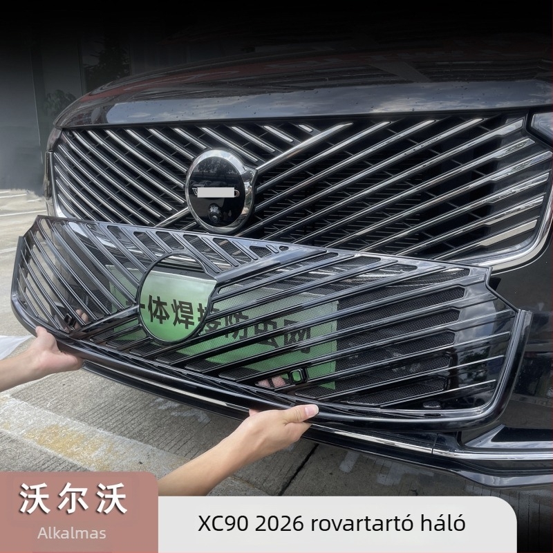 Leválasztható rovarvédő háló Volvo XC90 első és középső rácsához — ABS műanyag háló