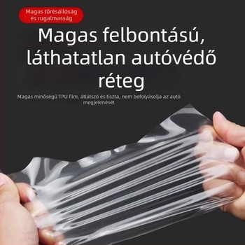 Tesla Model 3/Y középpillér TPU védőfilm – B-oszlop karcolás elleni védelem, 1 év garancia