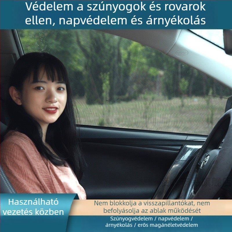 Autóablak szúnyogháló, kompatibilis különböző modellekkel, anyag: más, testreszabás nélkül