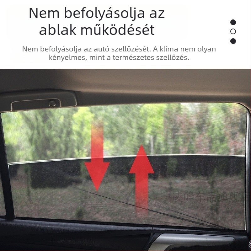 Autóablak szúnyogháló, kompatibilis különböző modellekkel, anyag: más, testreszabás nélkül