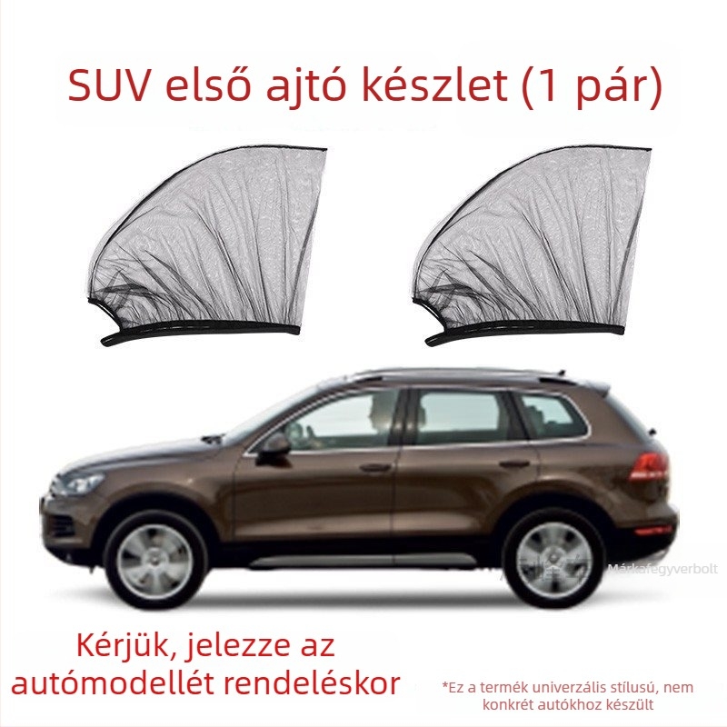 Autóablak szúnyogháló, kompatibilis különböző modellekkel, anyag: más, testreszabás nélkül