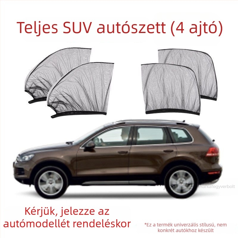 Autóablak szúnyogháló, kompatibilis különböző modellekkel, anyag: más, testreszabás nélkül