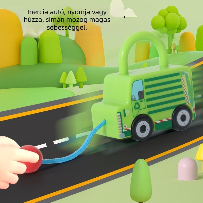 Kinyitó játék – Kézzel fogható közlekedési grafika párosító robogóhoz, ABS anyag, Zhejiang eredet, DIY-barát, színes dobozos csomagolás