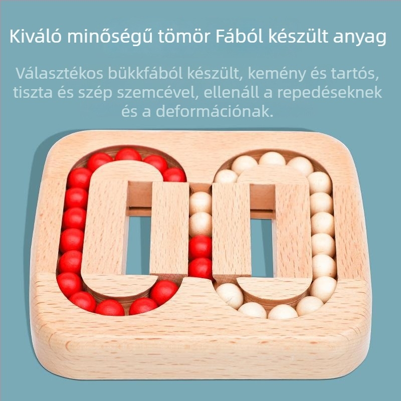 Fa Kongming/Luban Lock puzzle – kinyitás, oktatási asztali játék (anyag: fa; kategória: Kongming Lock/Luban Lock; ajánlott életkor: 7–14 év; OEM logó elérhető)