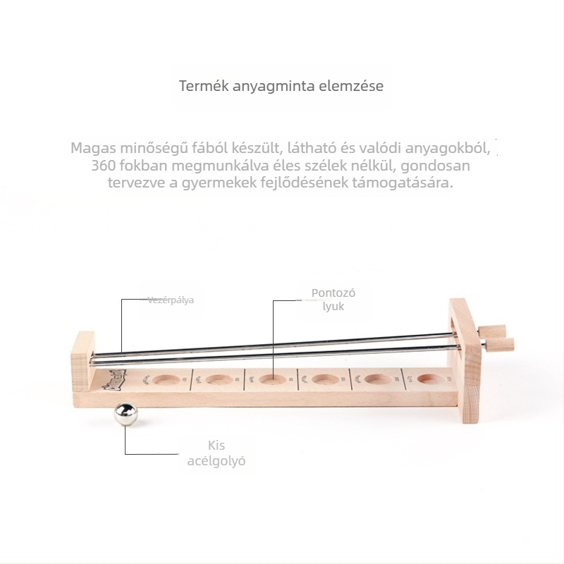 Fából készült logikai játék gyerekeknek 7–14 évesek számára, anyag: fa; csomagolás: színes doboz.
