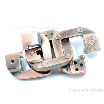 Keshi Ötvözetes puzzle-zár – Kong Ming/Luban Lock, három az egyben, 15–35 éveseknek