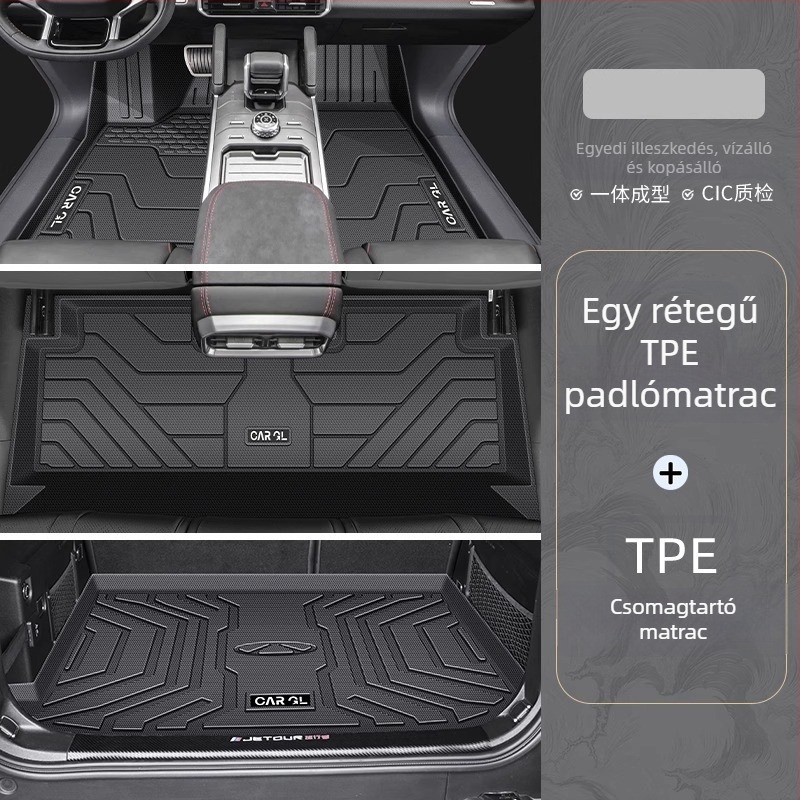 TPE padlótakarók és csomagtartó szőnyeg Jietu Traveler Shanhai T2-hoz — dedikált autó belső kiegészítők, Zhejiang eredet, testreszabható