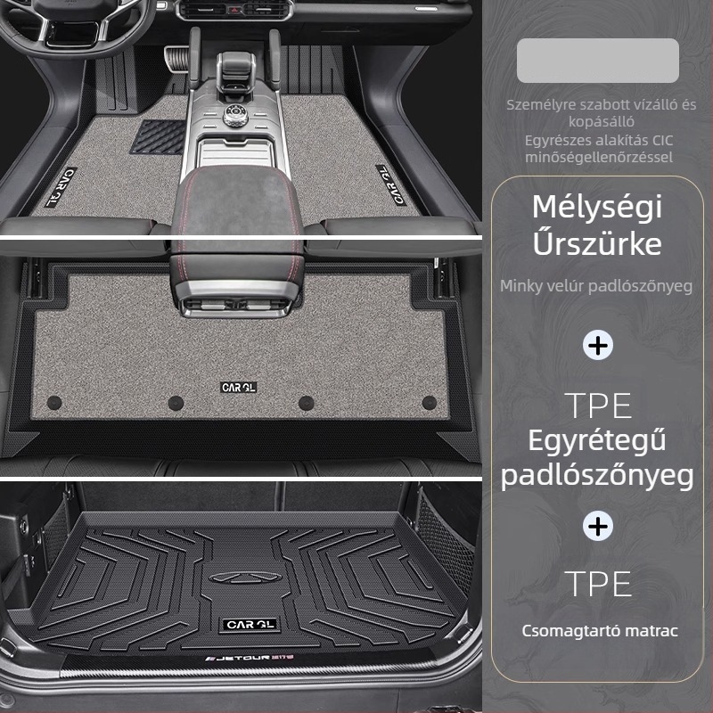 TPE padlótakarók és csomagtartó szőnyeg Jietu Traveler Shanhai T2-hoz — dedikált autó belső kiegészítők, Zhejiang eredet, testreszabható