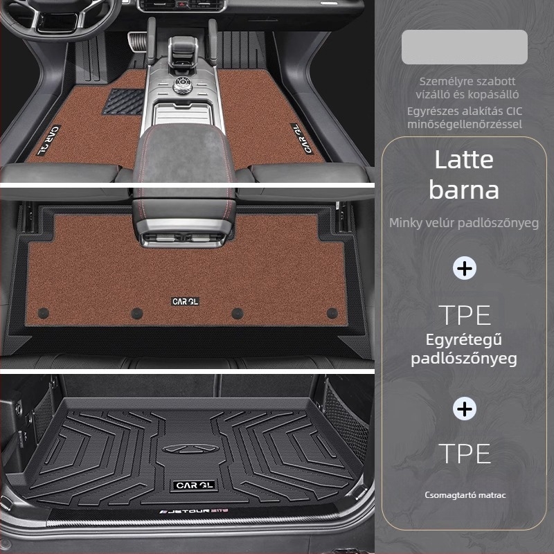 TPE padlótakarók és csomagtartó szőnyeg Jietu Traveler Shanhai T2-hoz — dedikált autó belső kiegészítők, Zhejiang eredet, testreszabható