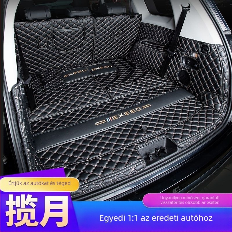 Exeed VX öt- és hétüléses modellhez teljes lefedettségű csomagtartómatrac, bőr, Royal Journey, testreszabható