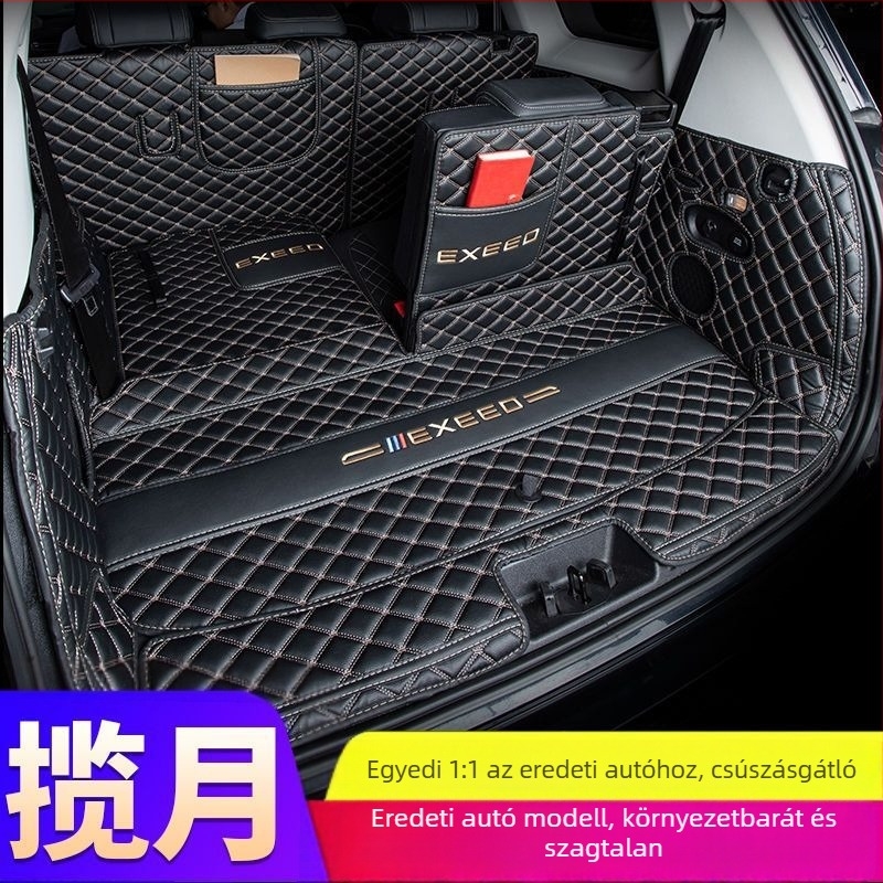 Exeed VX öt- és hétüléses modellhez teljes lefedettségű csomagtartómatrac, bőr, Royal Journey, testreszabható