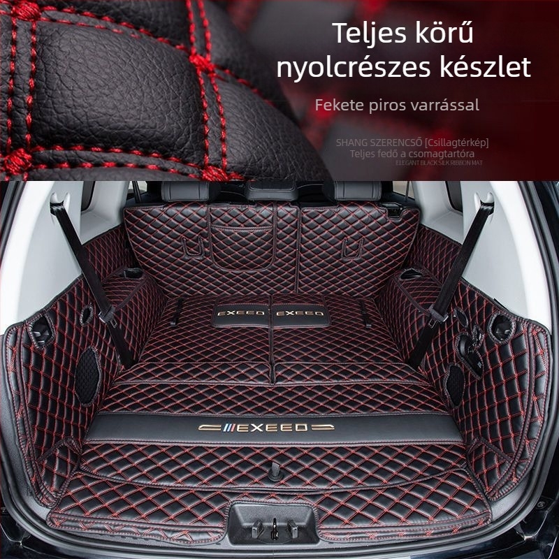 Exeed VX öt- és hétüléses modellhez teljes lefedettségű csomagtartómatrac, bőr, Royal Journey, testreszabható