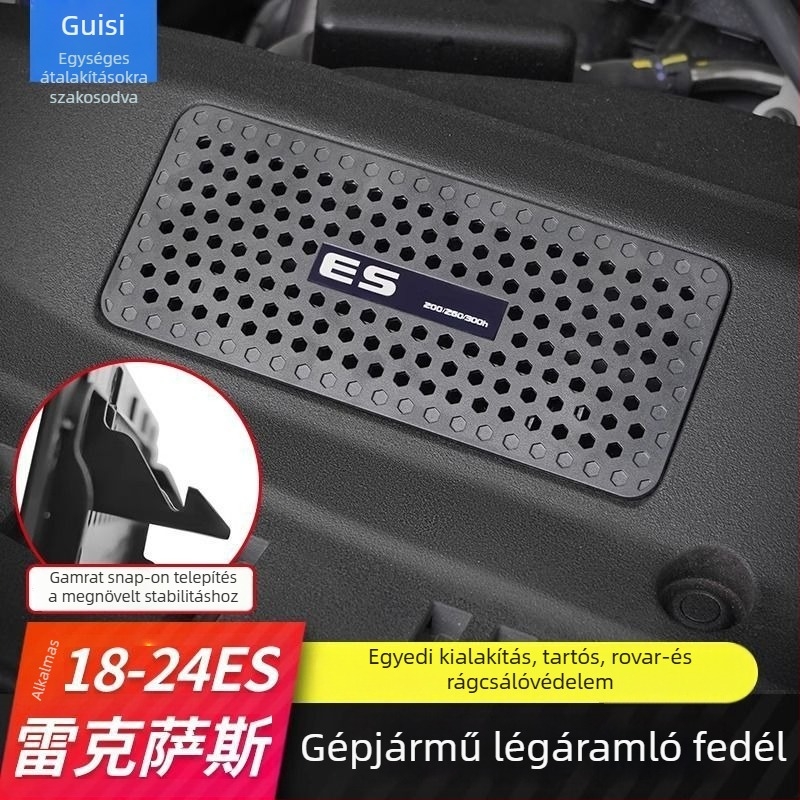 Lexus ES200 légkimeneti fedél, rozsdamentes acél, modell Lexus