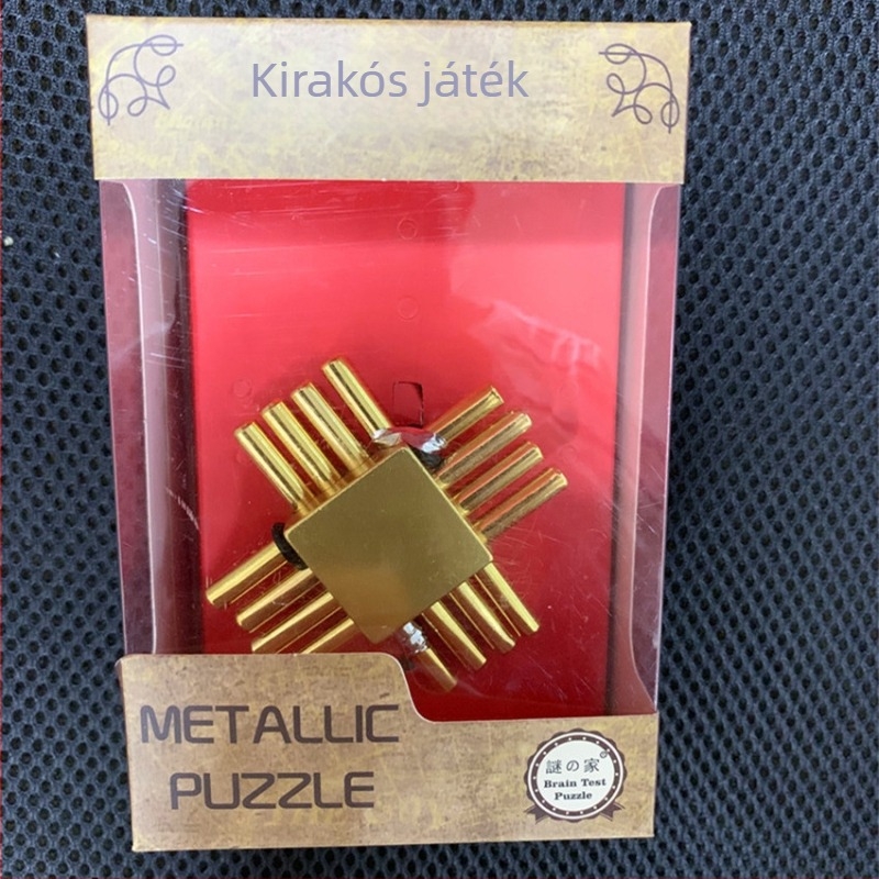 Fém puzzle – Luban lock (Kongming), nyitó puzzle, DIY-kompatibilis, specifikáció 4.7
