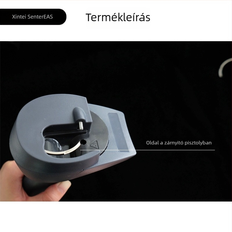 Kézi nyitópisztoly lopás elleni címkékhez, ABS ház, Xinte SenterEAS márka, Unlocking gun modell, alkalmas ruházati, lábbeli, játék és bababoltok számára