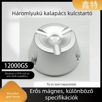 D048 mágneses címke eltávolító — membrán: alumínium ötvözet + magnet, felület: alumínium ötvözet + magnet, alkalmazási területek: szupermarketek, ruházati boltok, anyatejes- és gyermekboltok, cipő- és optikai üzletek, márka Xinte