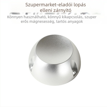 Golf modellű zárnyitó eszköz áruházak lopás elleni védelmi rendszeréhez, alumínium ház, bevonat: elektroplatizálás, pénztárnál használható, márka Anti-scientific