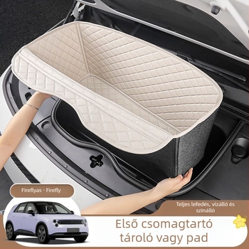 Bőr belső tároló autóba a első csomagtartóhoz és az első motorrekeszhez, tárolási módosító alkatrész a hátsó ülések alatt, Ford-kompatibilis