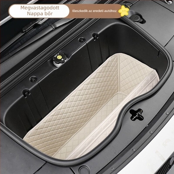 Bőr belső tároló autóba a első csomagtartóhoz és az első motorrekeszhez, tárolási módosító alkatrész a hátsó ülések alatt, Ford-kompatibilis