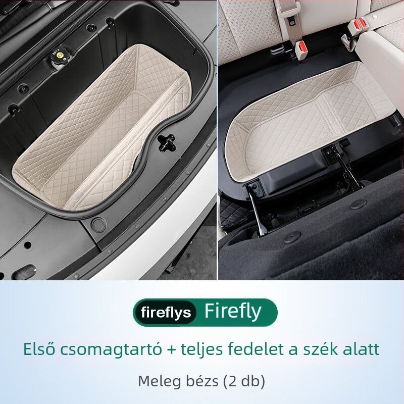 Bőr belső tároló autóba a első csomagtartóhoz és az első motorrekeszhez, tárolási módosító alkatrész a hátsó ülések alatt, Ford-kompatibilis