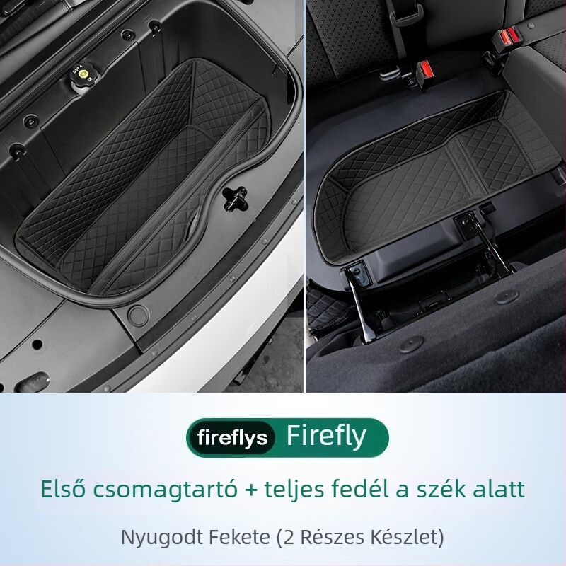 Bőr belső tároló autóba a első csomagtartóhoz és az első motorrekeszhez, tárolási módosító alkatrész a hátsó ülések alatt, Ford-kompatibilis