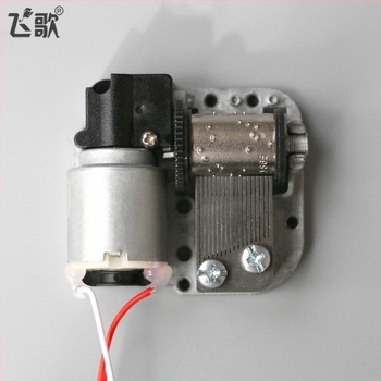 Flying Song 18‑hangú elektromos zenei doboz mechanizmus, DIY óraszerkezet, cinkötvözet, fém