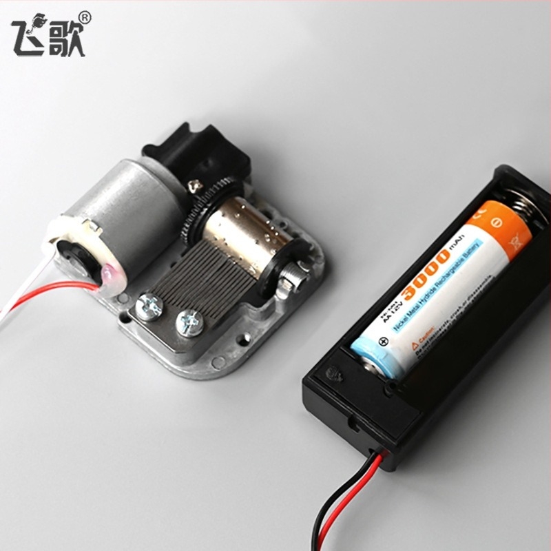 Flying Song 18‑hangú elektromos zenei doboz mechanizmus, DIY óraszerkezet, cinkötvözet, fém