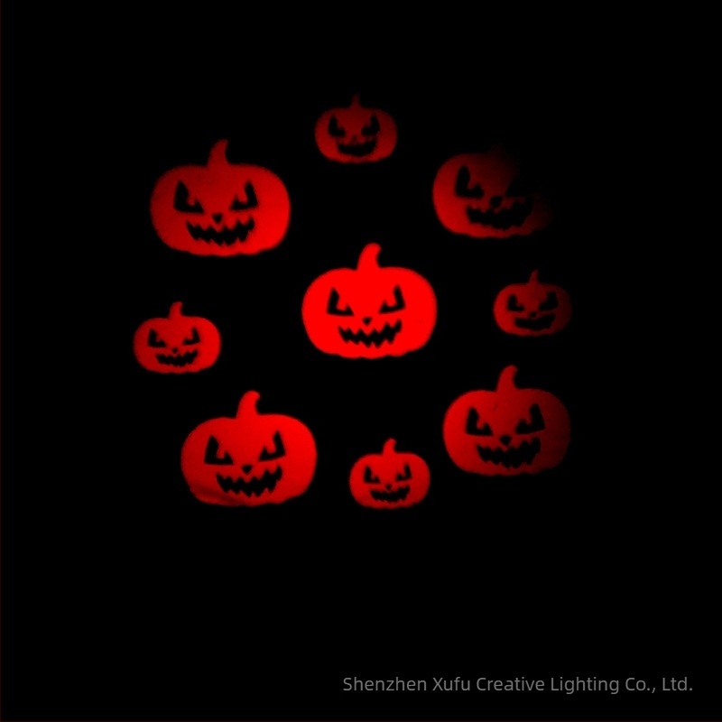 LED Műanyag és Gyanta Halloween Zenedoboz Dísz – DC vagy 3 AA elemes, IP20, Ajándék ünnepekre